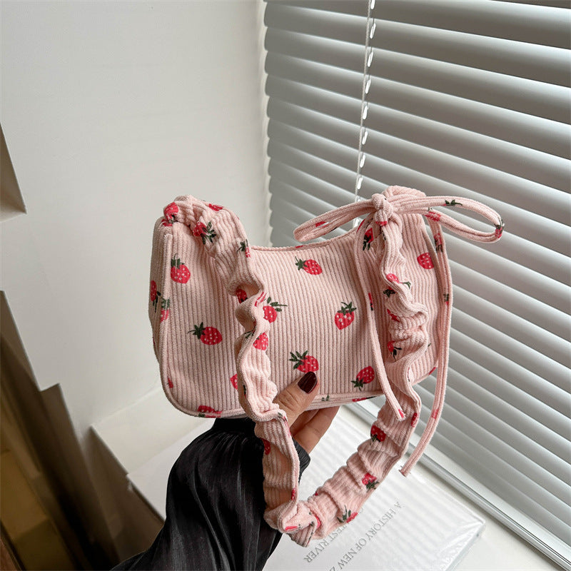 Corduroy Shoulder Bag